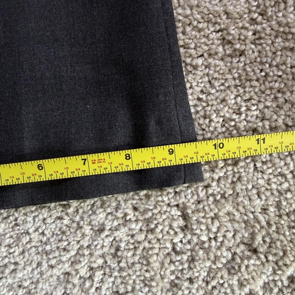 Banana Republic Martin Dress Pants Womens 2P Gray Wool Flare Stretch Workwear - Picture 15 of 16